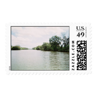 New Orleans Bayou Postage Stamp