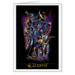 "New Orleans - Black Coffee" (Blank Inner) Greeting Card