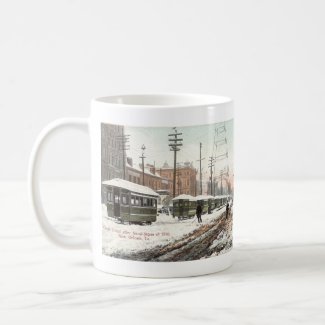 New Orleans Canal St Snow 1885, mug