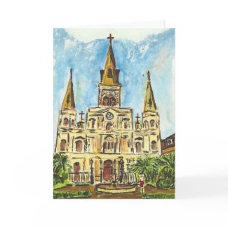 New Orleans Cathedral card