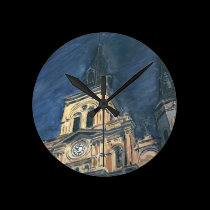 New Orleans Cathedral Clock Face wall clocks