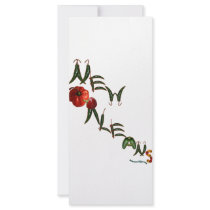 New Orleans Chili Peppers Full Color Rack Card