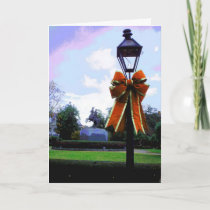 New Orleans Christmas Lamp Post cards
