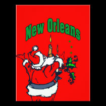 New Orleans Christmas Tree invitations
