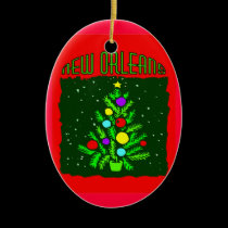 New Orleans Christmas Tree ornaments