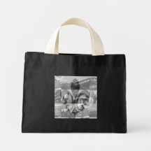 New Orleans Collage [Tiny Tote] Canvas Bags