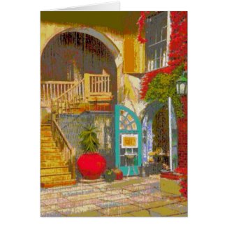 New Orleans Courtyard card