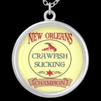 New Orleans Crawfish Champ necklaces