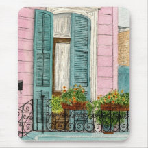 New Orleans Doors with Shutters Mousepads
