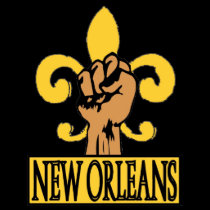 New Orleans  Fleur De Lis  Fist t-shirts
