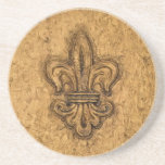 New Orleans French Fleur de Lis Beverage Coaster