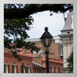 New Orleans French Quarter postage stamp Print