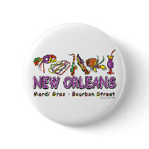 New-Orleans-Fun- Pinback Buttons