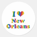 NEW ORLEANS GAY PRIDE ROUND STICKER