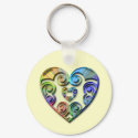 New Orleans Heart keychains