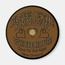 New Orleans House of the Rising Sun Tokin Fridge Magnet