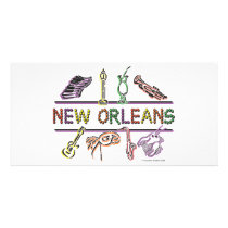 New-Orleans-ICONS- copy Photo Greeting Card