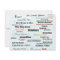 New Orleans invitations by Creativethought New Orleans invitations