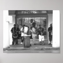 New Orleans Jazz Band French Quarter Photograph Poster