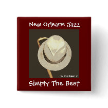 New Orleans Jazz Button