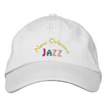 New Orleans Jazz Embroidered Hat embroidered hats