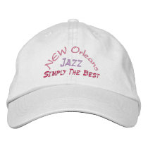New Orleans Jazz  Fest Embroidered Hat embroidered hats