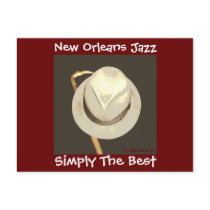 New Orleans Jazz Festival Postcard by imperfectiomism New Orleans Jazz Festival Postcard