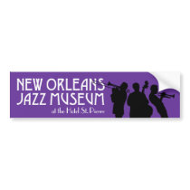 New Orleans Jazz Museum bumper sticker bumper stickers