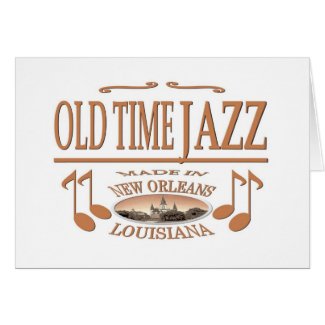 New Orleans Jazz Music card