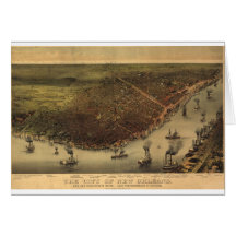 New Orleans, Louisiana in 1885 Card