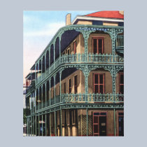 New Orleans Louisiana Royal Street Ironwork canvas prints