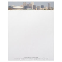 NEW ORLEANS LOUISIANA SKYLINE WITH SUPERDOME letterhead