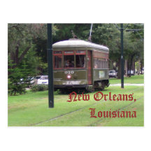 New Orleans, Louisiana Streetcar Post Card
