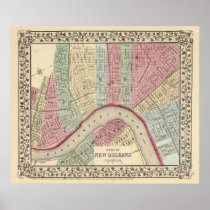 New Orleans Map by Mitchell