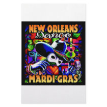 New Orleans Mardi Gras #010 stationery