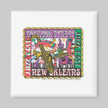 New Orleans Mardi Gras magnets