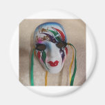 New Orleans Mardi Gras Mask Refrigerator Magnet