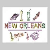 New Orleans Mardi Gras posters
