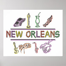 New Orleans Mardi Gras Print
