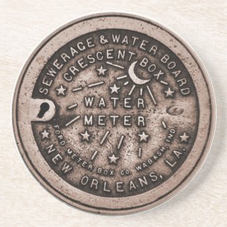 New Orleans Meter Cover coaster