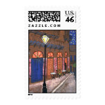 New Orleans Night Cafe, Pirates Alley Postage Stamp