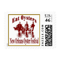 New Orleans Oyster Festival postage by figstreetstudio New Orleans Oyster Festival postage