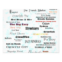 New Orleans Personalized Invitations