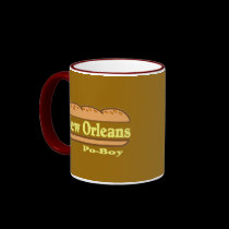 New Orleans Po Boy, New Orleans Po Boy mugs