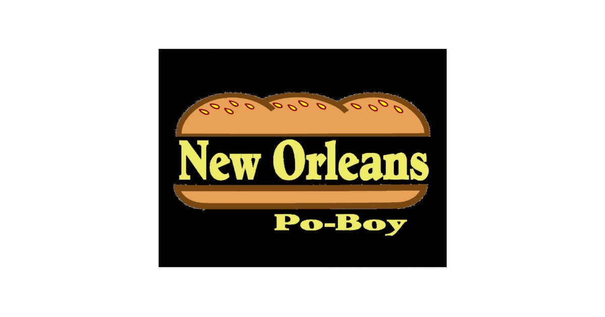 New Orleans Po Boy Postcard | Zazzle