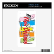 New Orleans Retro Look Skin For iPhone 4