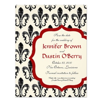 New Orleans Save the Date Personalized Announcements