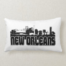 New Orleans Skyline Pillows