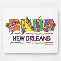 NEW-ORLEANS-SQUARES-eps copy Mouse Pads