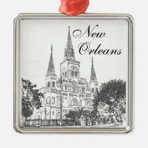 New Orleans St. Louis Cathedral Ornament